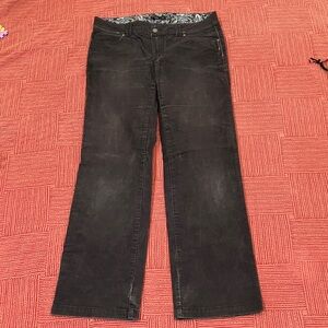 Prana size 10 charcoal Boot Cut Pants